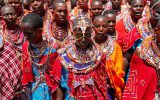 مراسم ارتقای جنگاوران قبیله کنیا (+عکس)