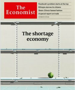 روی جلد شماره جدید اکونومیست: “کمبود” مهم ترین مساله جهان امروز