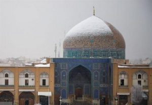گنبد مسجد شیخ لطف‌الله نم کشید